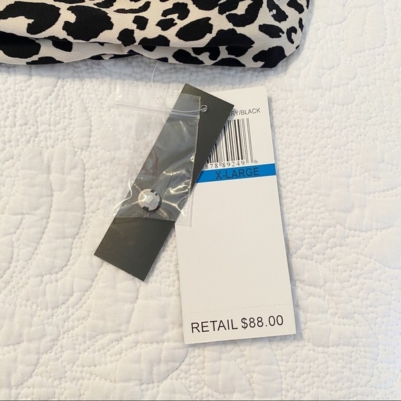 Nina Leonard NWT Leopard Jersey Knit Shift Dress - XL - Picture 8 of 13